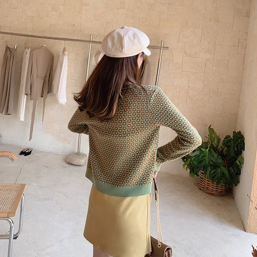 2019 Autumn Vintage Women Long Sleeves Sweaters