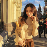 sweaters 2018 Knitted Bottoming long sleeve Women sweaters