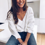 Woman Sweater Spring Autumn 2019 Long Sleeve Hollow Sweater